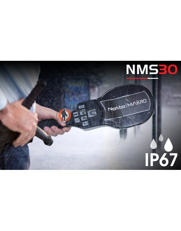 NMS30 rankinis metalo ieškiklis